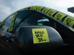 Los manifestantes solicitan que el Presidente de la República dimita del cargo porque es comunista. EL INFORMADOR/F. Atilano