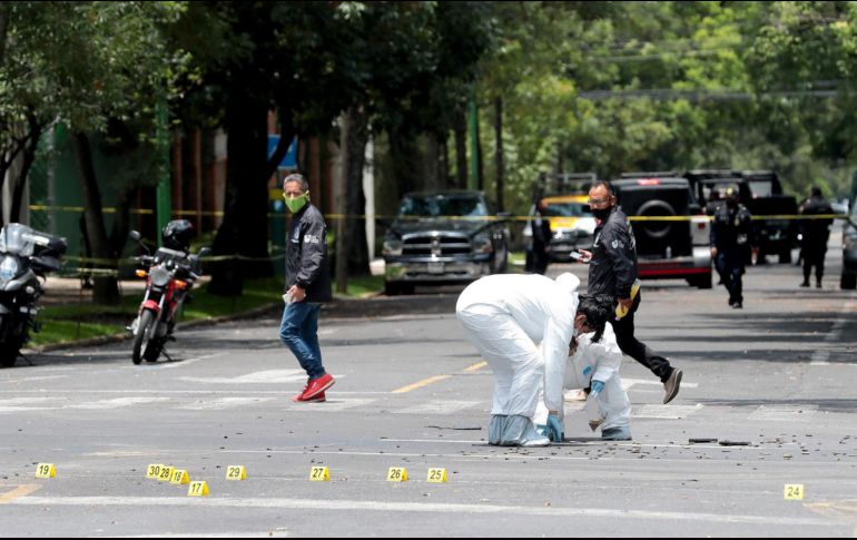 Sheinbaum Resaltó que el ataque que iba contra García Harfuch fue fallido y la policía capitalina logró en los primeros minutos 12 detenciones y en total 19. SUN / J. Boites