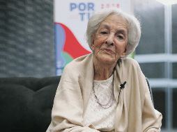 AUTORA.  Ida Vitale participó en la FIL Guadalajara 2018, donde recibió el Premio de Literatura en Lenguas Romances de esta feria. EL INFORMADOR/G. GALLO