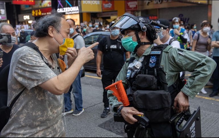Ciudadanos de Hong Kong se han manifestado en repetidas ocasiones en contra del proyecto. EFE / J. Favre