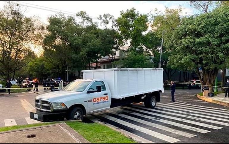 El atentado del 26 de junio contra el secretario de Seguridad Ciudadana, Omar García Harfuch, dejó tres personas muertas. EFE/Fiscalía de Ciudad De México/ARCHIVO