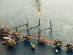 El Complejo Cantarell en su momento fue el segundo yacimiento de petróleo más grande del mundo. GETTY IMAGES