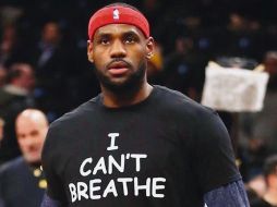 INICIATIVA. Los mensajes reemplazarán a los apellidos en las camisetas de juego. INSTAGRAM/ @kingjames