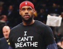 INICIATIVA. Los mensajes reemplazarán a los apellidos en las camisetas de juego. INSTAGRAM/ @kingjames