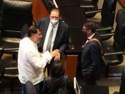 Legisladores este lunes durante el periodo extraordinario en la Cámara de Senadores. SUN/B. Fregoso
