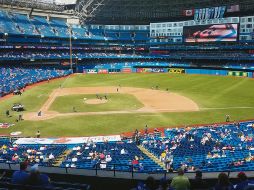 ROGERS CENTRE. En Canadá, las fronteras están cerradas al menos hasta el 21 de julio. AP