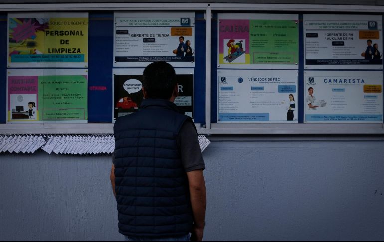Los datos del Inegi reflejan el contraste del desempleo en México producidos por la crisis del COVID-19. EL INFORMADOR / ARCHIVO