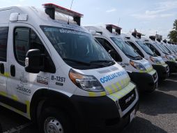 El Gobierno de Estado completa las 157 unidades destinadas a municipios. ESPECIAL / Gobierno de Jalisco
