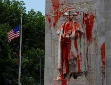 Trump exige castigo a hombres que vandalizaron monumentos