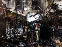 La explosión se produjo en el sótano de la clínica, donde están almacenadas bombonas de gas. AFP/A. Kholousi