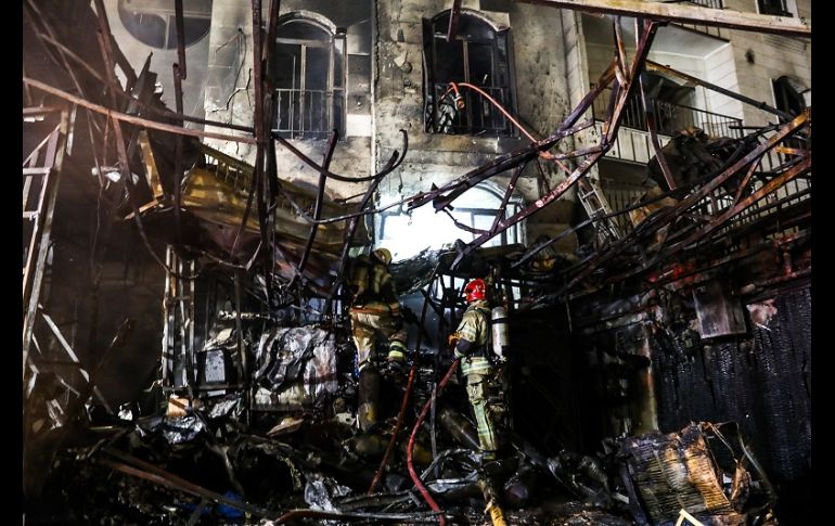 La explosión se produjo en el sótano de la clínica, donde están almacenadas bombonas de gas. AFP/A. Kholousi