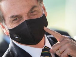 Bolsonaro nunca llegó a ser amonestado por no usar el cubrebocas en público. EFE/J. Alves