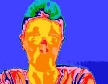 Termografía que muestra como, cuando mentimos, la temperatura de la nariz cambia. Es lo que se conoce como efecto Pinocho. UNIVERSIDAD DE GRANADA.