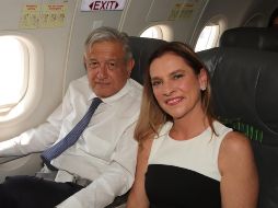 La respuesta de Beatriz Gutiérrez Müller en su cuenta de Twitter se volvió viral tras las críticas de usuarios en redes sociales. NTX/ARCHIVO