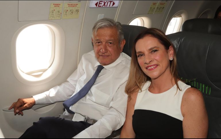 La respuesta de Beatriz Gutiérrez Müller en su cuenta de Twitter se volvió viral tras las críticas de usuarios en redes sociales. NTX/ARCHIVO