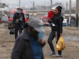 Pobladores del asentamiento Humano 