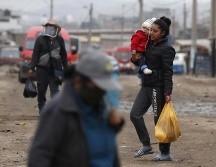 Pobladores del asentamiento Humano 