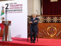 El Mandatario aseguró que tiene un gobierno austero en comparación con la administración anterior. ESPECIAL