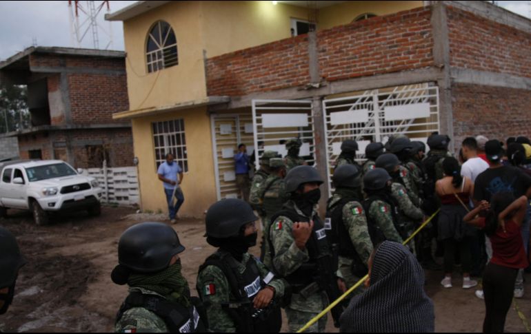 Elementos de la Guardia Nacional llegaron al centro de rehabilitación tras el ataque que dejó 26 muertos. XINHUA/ARCHIVO