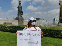 Protestantes señalan que han presentado dificultades para adquirir el medicamento oncológico. EL INFORMADOR/G.Gallo