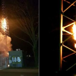 Opositores a redes 5G queman antenas de telefonía en Chipre