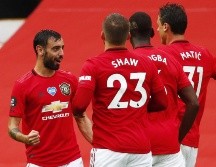 La victoria del United, su tercera consecutiva, lo mantiene en la pelea por la clasificación para la Champions League. EFE / C. Brunskill