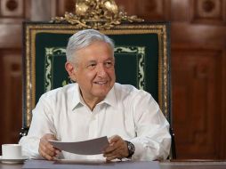 En su mensaje, López Obrador felicitó a Estados Unidos por la celebración del Día de la Independencia. EFE/Presidencia