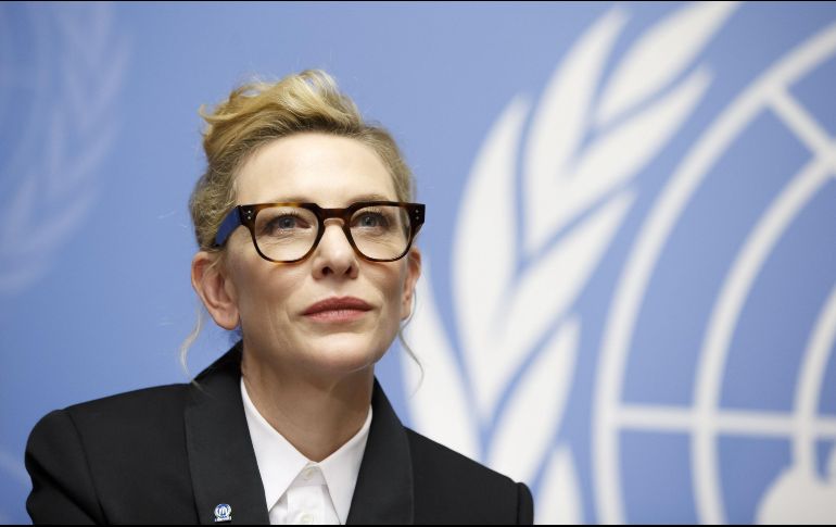 La reconocida actriz Cate Blanchett es también embajadora de buena voluntad de la ONU para los refugiados. ARCHIVO