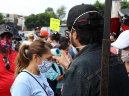 La recomendación es que solo asista un integrante de la familia a los tianguis y siempre con su respectivo cubrebocas. ESPECIAL/Ayuntamiento de Guadalajara