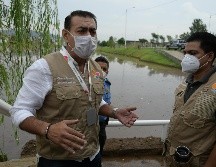 El edil del municipio, Salvador Zamora señala que las acciones del gobierno han permitido que se eviten daños en viviendas. ESPECIAL/ Gobierno de Tlajomulco