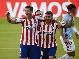 GOLEADOR. Álvaro Morata sumó su decimosexto tanto esta temporada, el duodécimo en LaLiga Santander, lo que le pone en sus mejores números desde los 20 goles que marcó con el Real Madrid en la 2016-17. AFP