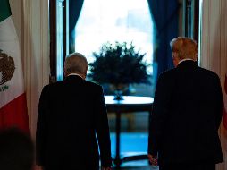 López Obrador concluyó anoche una visita oficial de trabajo a la Casa Blanca donde se reunió con su homólogo estadounidense. EFE / ARCHIVO