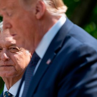 "Estamos bien y de buenas", dice López Obrador tras reunión con Trump