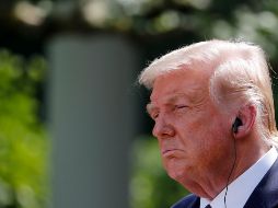 El presidente lamentó que el Tribunal Supremo haya enviado de vuelta el caso al fiscal de Nueva York y aseguró que esto no le hubiera pasado nunca a otro presidente. EFE / A. Drago