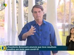 Bolsonaro insistió en que el hambre y la depresión generada por la cuarentena pueden provocar más muertes que el propio coronavirus. EFE/TVBrasilGov