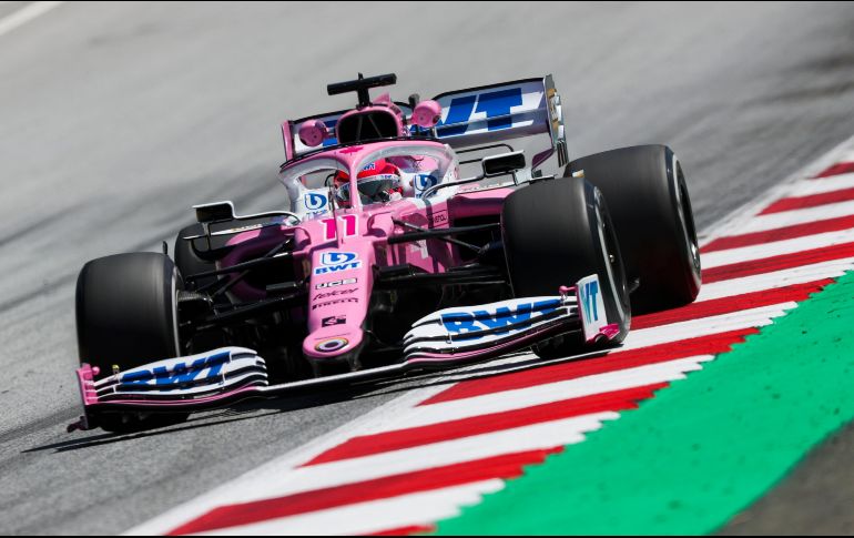 Sergio Pérez terminó sexto en el GP de Austria el fin de semana pasado. TWITTER / @RacingPointF1