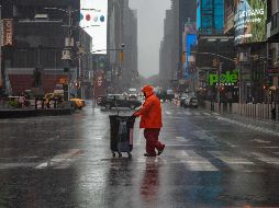 El meteoro se desplaza a una velocidad de 28 kilómetros por hora, con vientos máximos sostenidos de cerca de 55 kilómetros por hora, aunque con ráfagas más altas. AFP / D. D. Delgado
