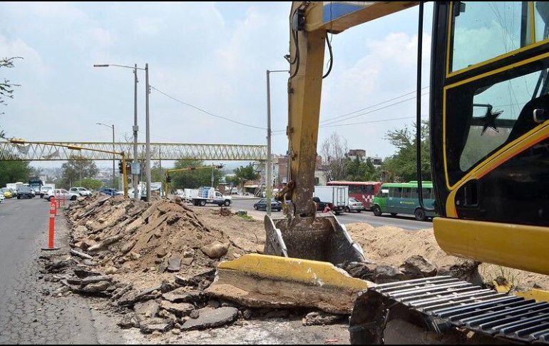 La Secretaría de Infraestructura y Obra Pública detallan que las obras del Peribús registran un avance del 90 por ciento. ESPECIAL/Gobierno de Jalisco
