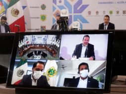 Los mandatarios de la GOAN se reunieron este fin de semana para afinar acuerdos para enfrentar la pandemia. TWITTER@GOAN_MX