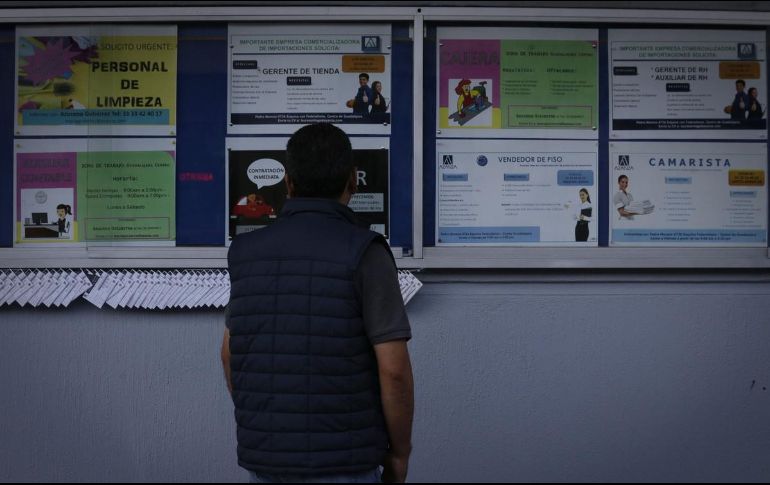 Jalisco está por debajo de la media nacional en cuanto a empleos perdidos. EL INFORMADOR / ARCHIVO
