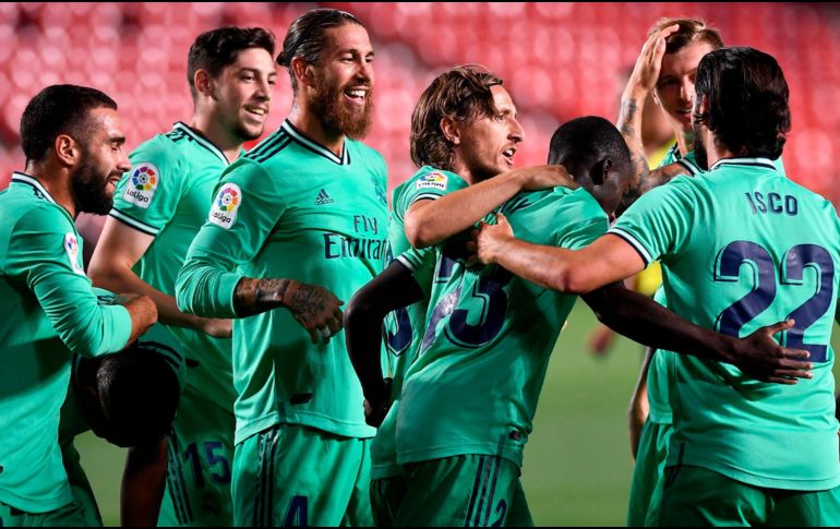 Una victoria o dos empates es lo único que necesita el Real Madrid para proclamarse campeón. TWITTER/@realmadrid