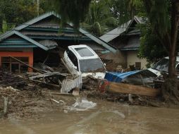 Al menos 46 personas han sido dadas como desaparecidas tras el alud. AFP
