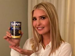 La empresa alimentaria de origen hispano más grande de EU, Goya, enfrenta una ola de críticas tras alabar el liderazgo de Donald Trump. TWITTER/@IvankaTrump
