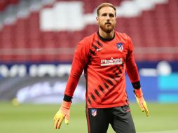 El guardameta esloveno tiene contrato con el Atlético de Madrid hasta 2023. TWITTER/@Atleti