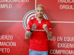 LÍDER. 'Sambu' se dijo listo para confirmar que a sus 36 años está bien y puede ayudar dentro y fuera de la cancha. TWITTER/@TolucaFC
