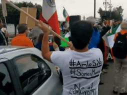 Integrantes del Frente Nacional Anti-AMLO. TWITTER / @OficialFrenaaa