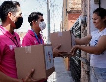 Hasta la fecha se han entregado más de 70 mil despensas. ESPECIAL/Gobierno de Guadalajara