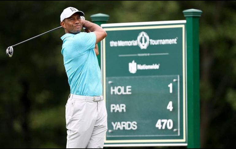 Woods se encuentra en la primera ronda del Memorial Tournament, disputado en el Muirfield Village. AFP/J. Squire