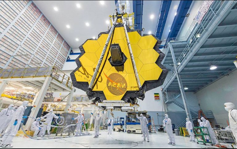 El James Webb estará a bordo de un cohete Ariane 5 desde el Puerto Espacial Europeo de Kurú. ESPECIAL  / nasa.gov