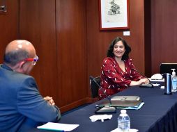 Irma Eréndira Sandoval refrendó que el gobierno del Presidente López Obrador está comprometido con el combate a la corrupción. TWITTER/@Irma_Sandoval